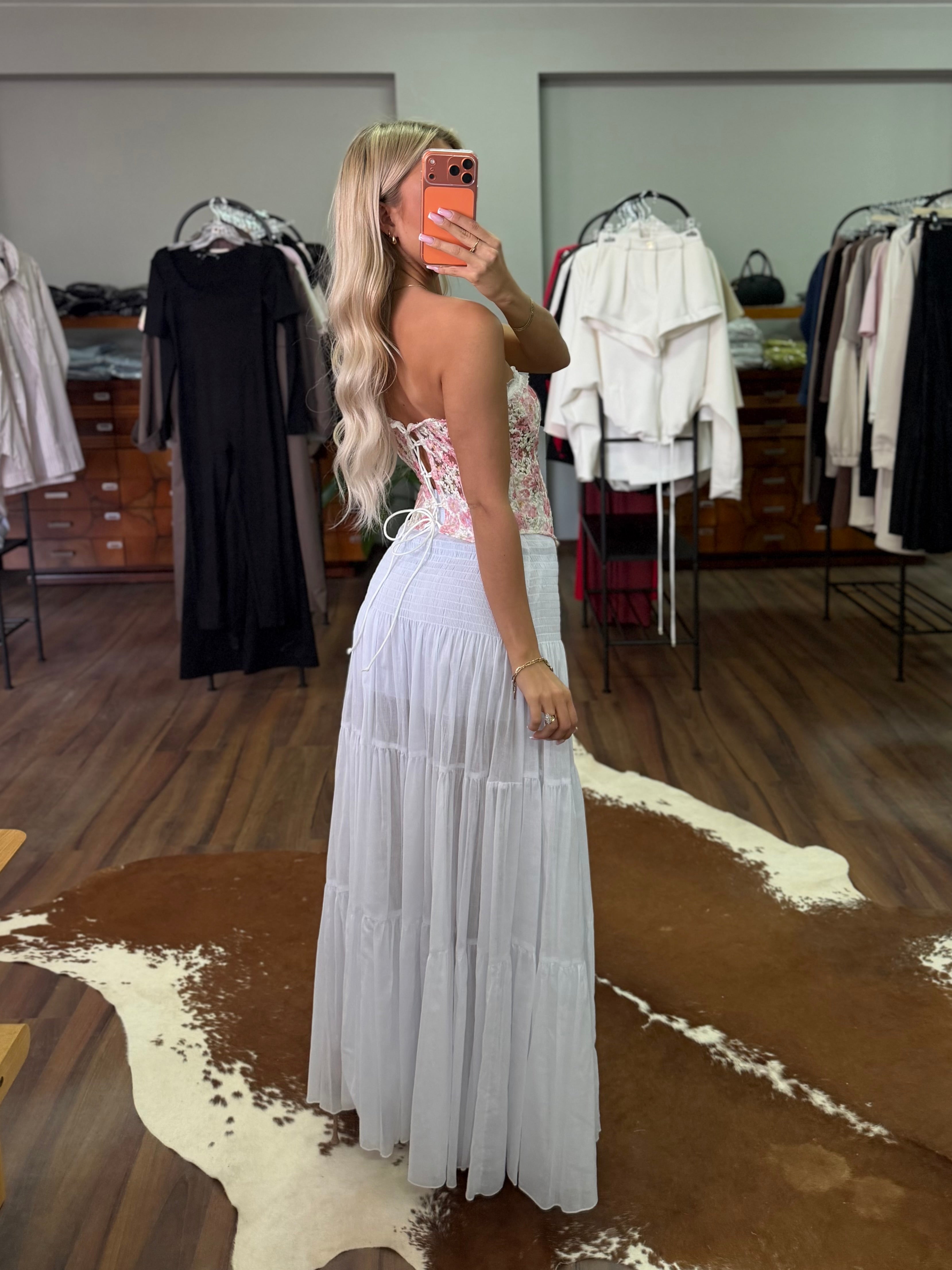 Spódniczka midi 100% bawełna EMO - Veretti Boutique