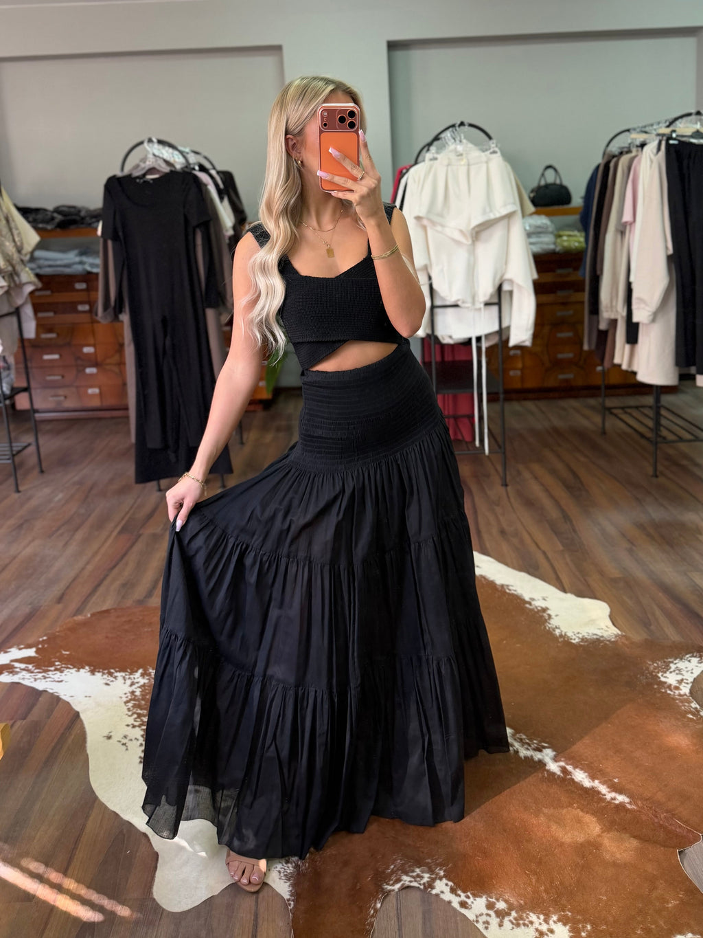 Spódniczka midi 100% bawełna EMO - Veretti Boutique
