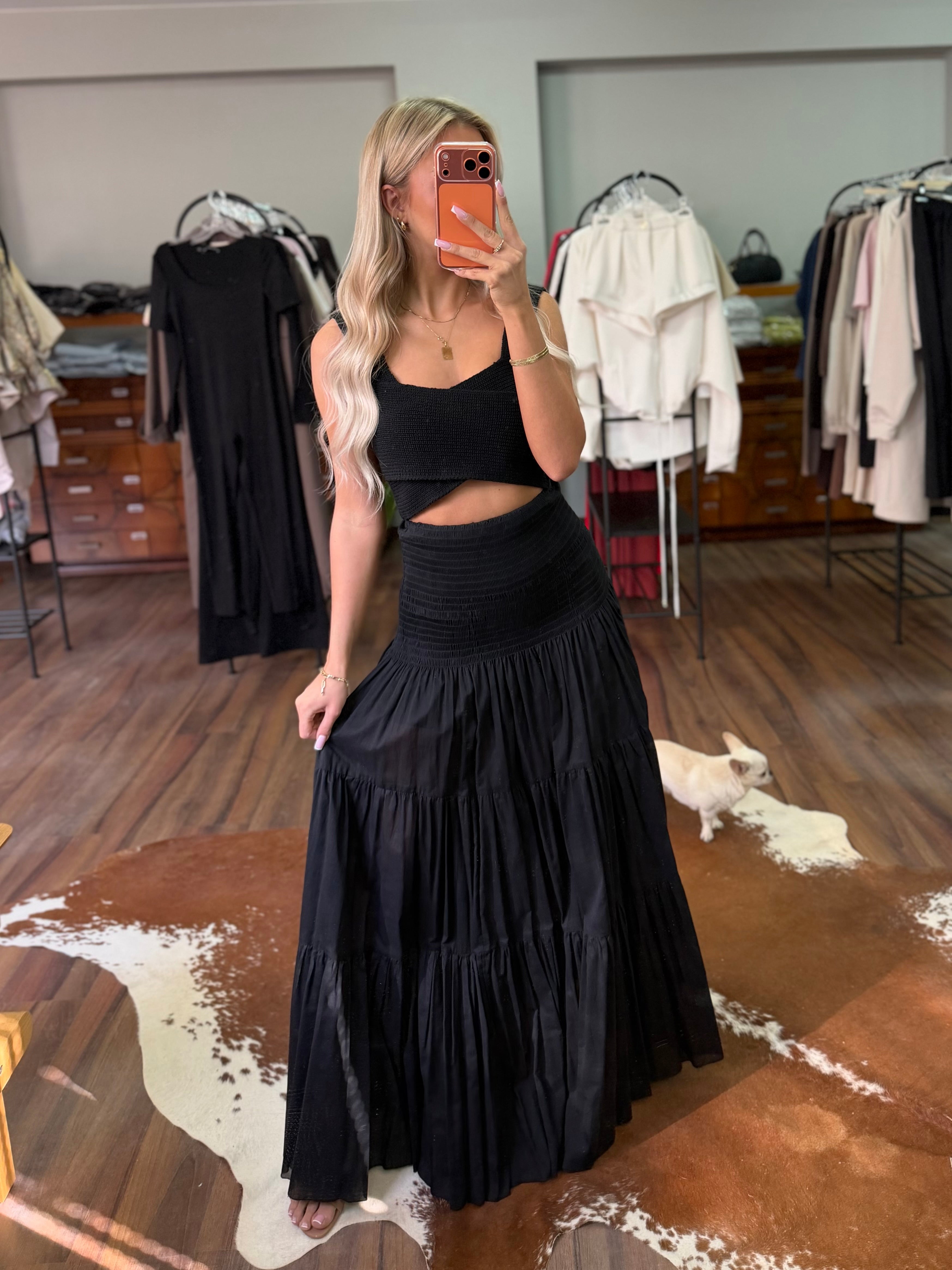 Spódniczka midi 100% bawełna EMO - Veretti Boutique