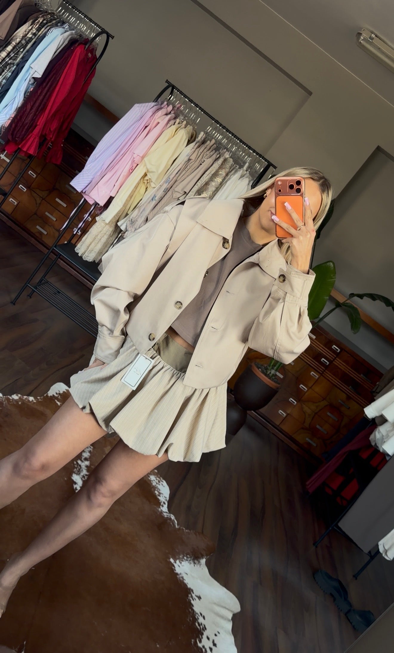 Spódniczko szorty 95% bawełna - Veretti Boutique
