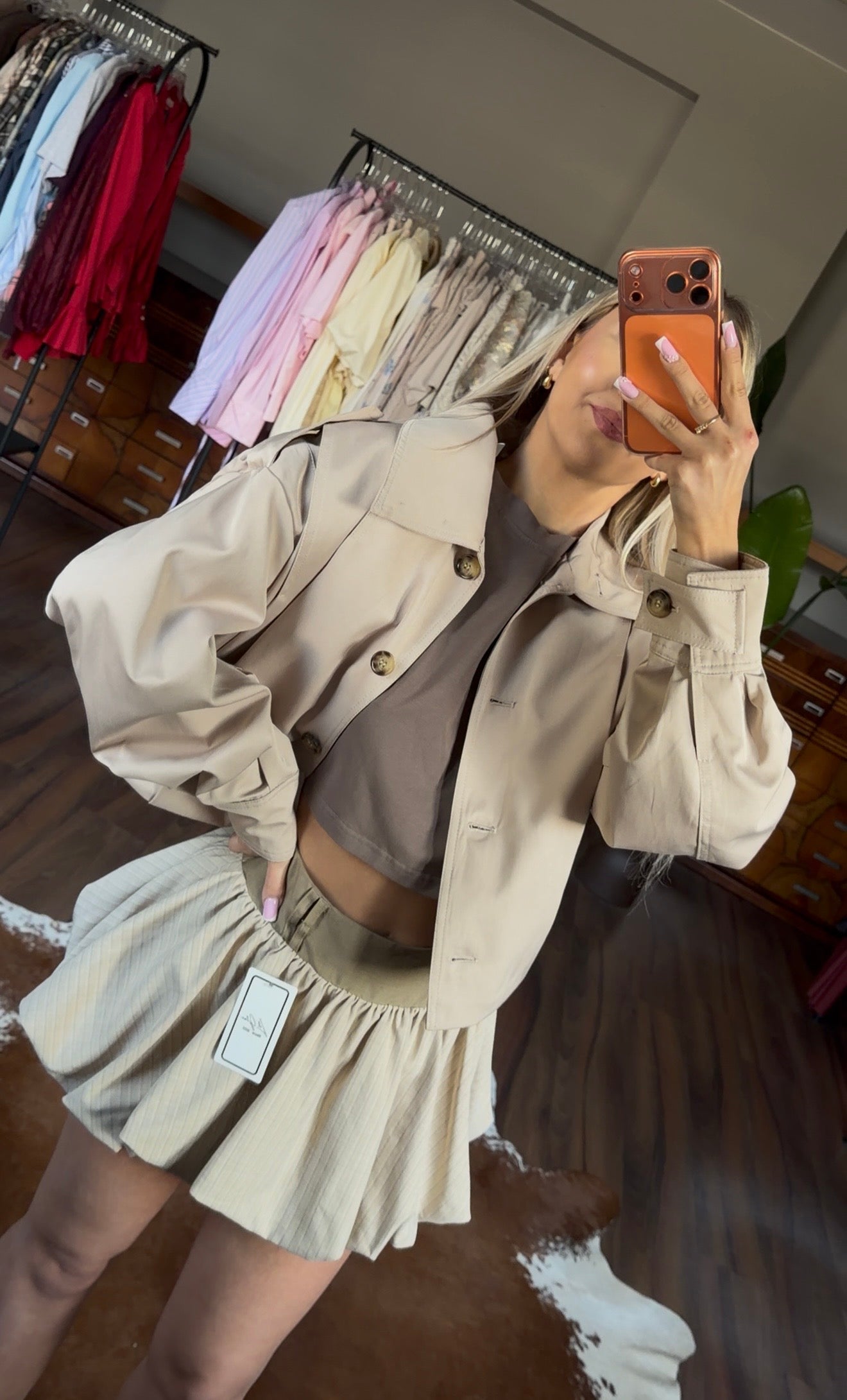 Spódniczko szorty 95% bawełna - Veretti Boutique