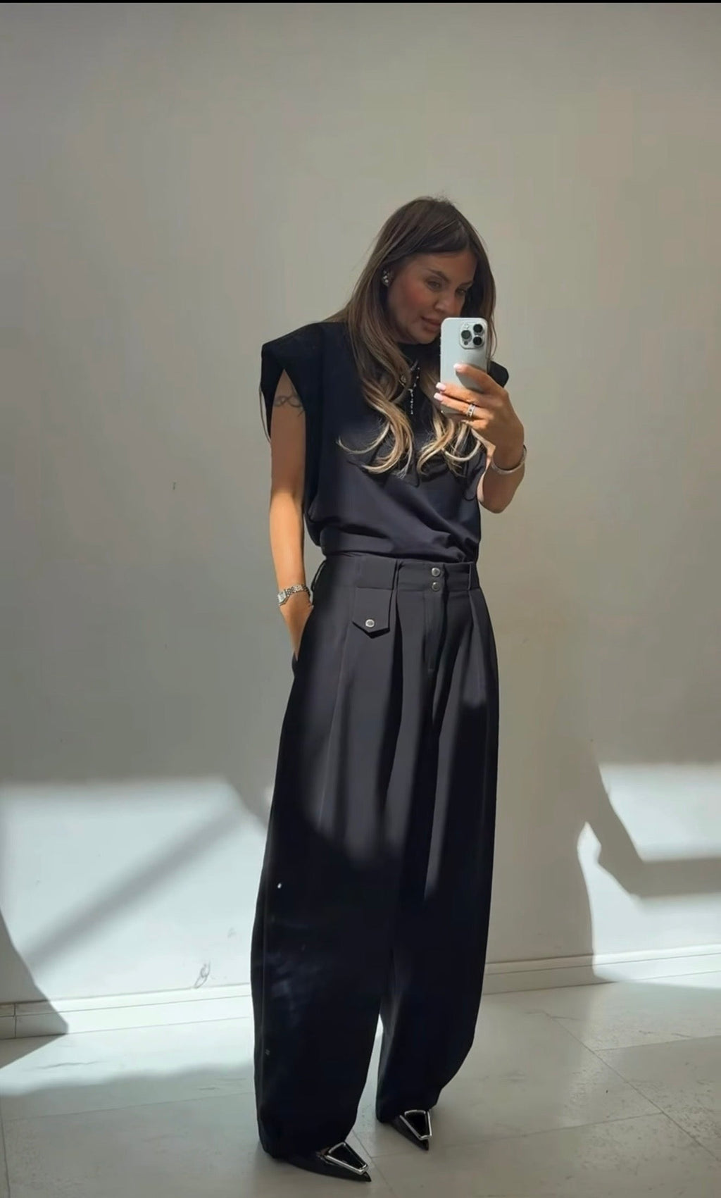 Spodnie NEXT Czarne EMO - Veretti Boutique