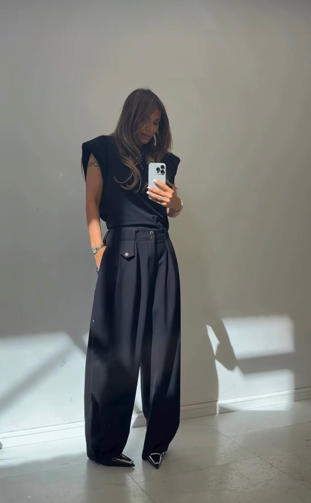 Spodnie NEXT Czarne EMO - Veretti Boutique