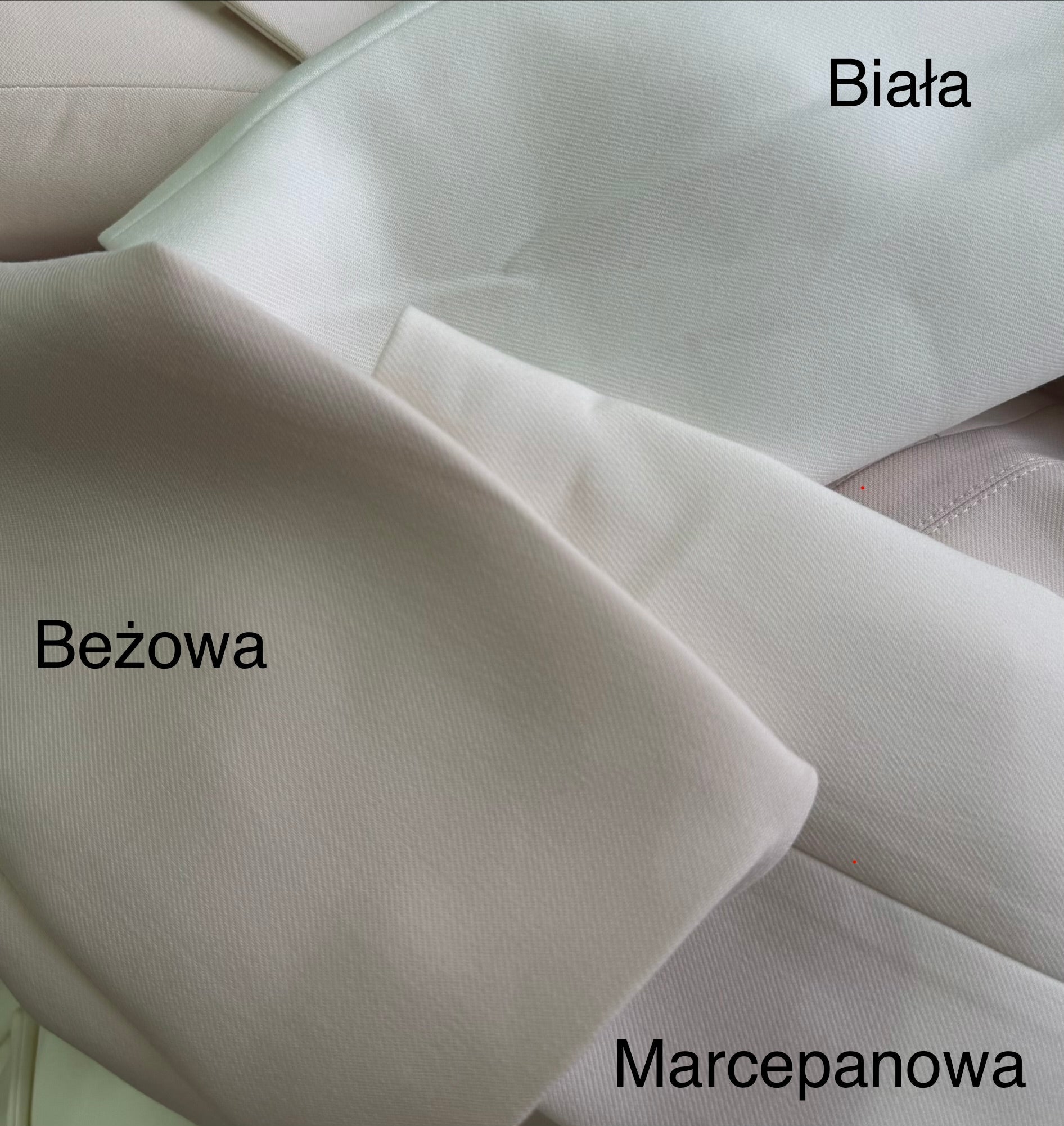 Sukienko marynarka EMO biała/marcepanowa/beżowa - Veretti Boutique