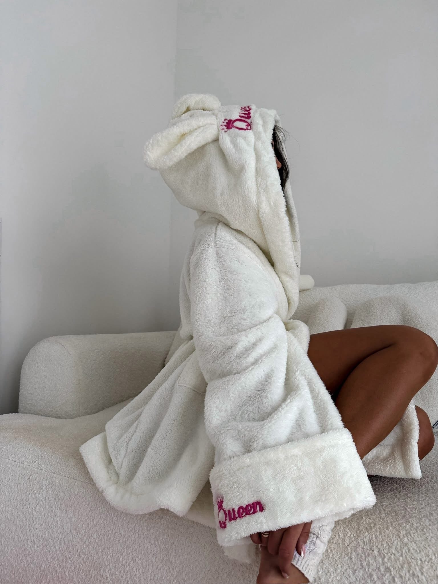 Szlafrok Queen różowy - Veretti Boutique