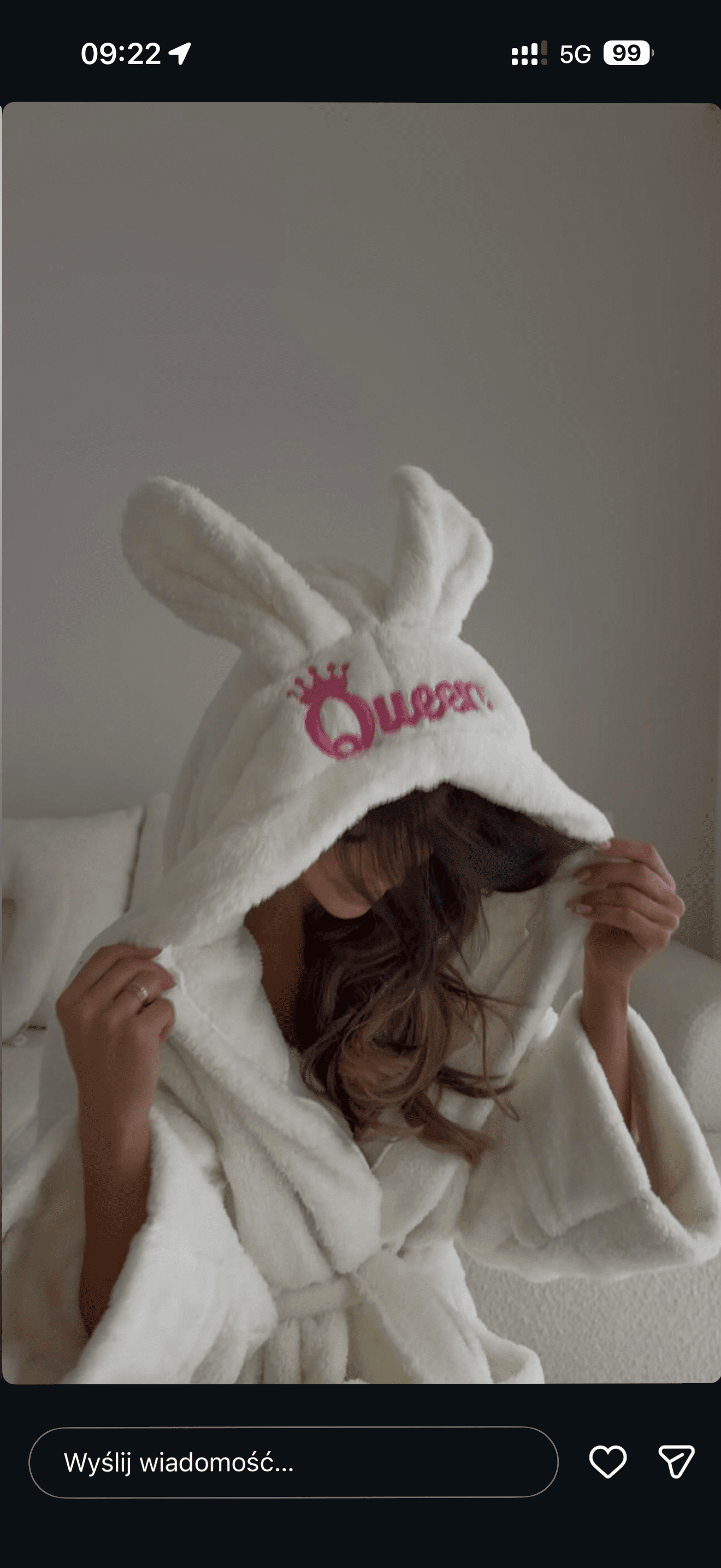 Szlafrok Queen różowy - Veretti Boutique