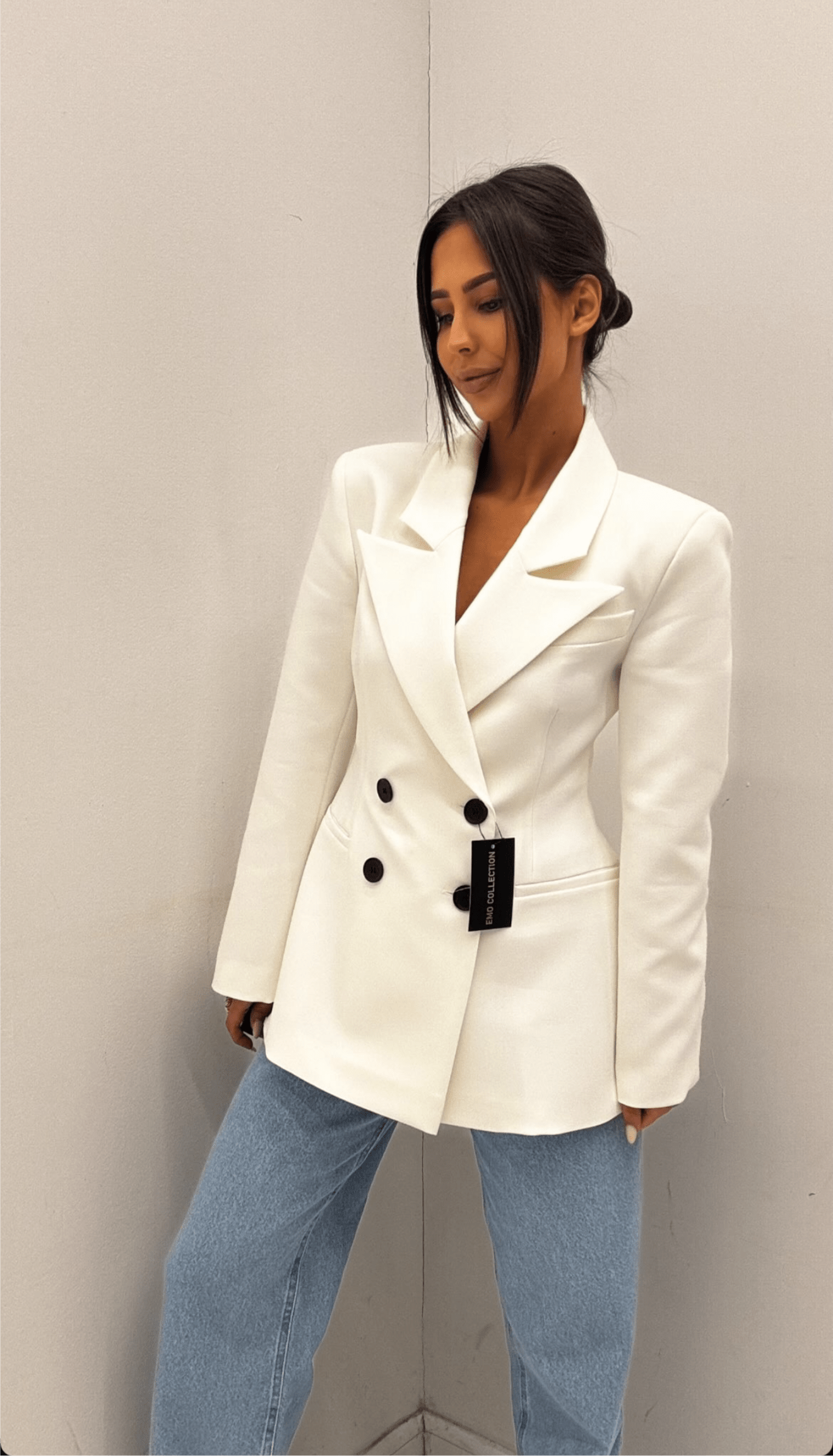 Taliowana marynarka EMO - Veretti Boutique