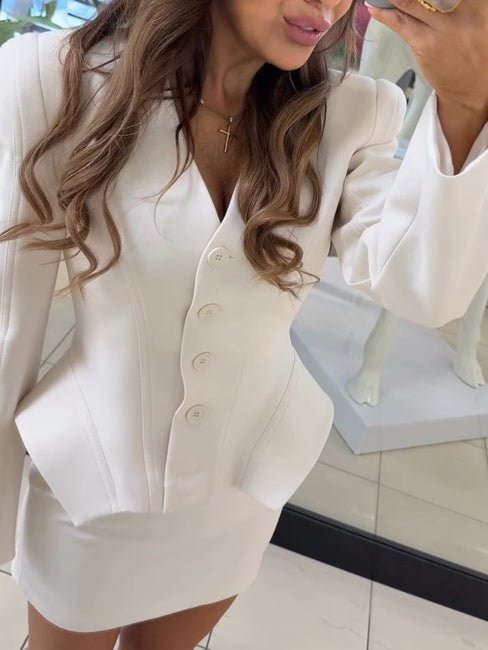 Taliowana marynarka Tessi EMO - Veretti Boutique