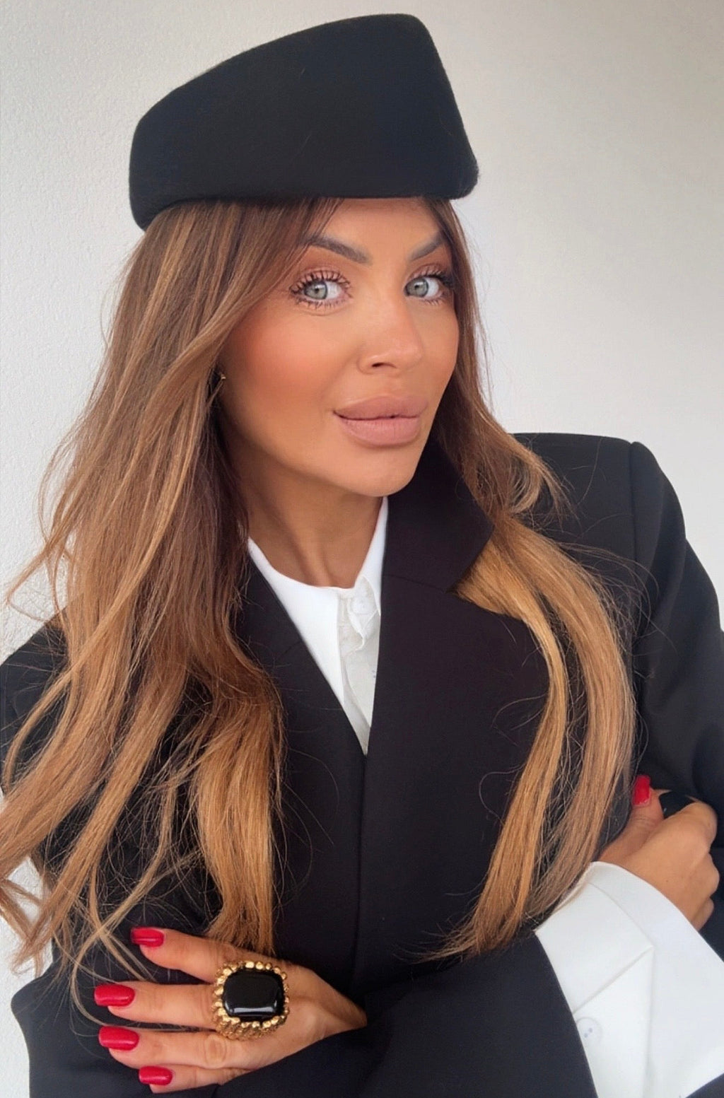 Toczek 100% Wełna EMO - Veretti Boutique