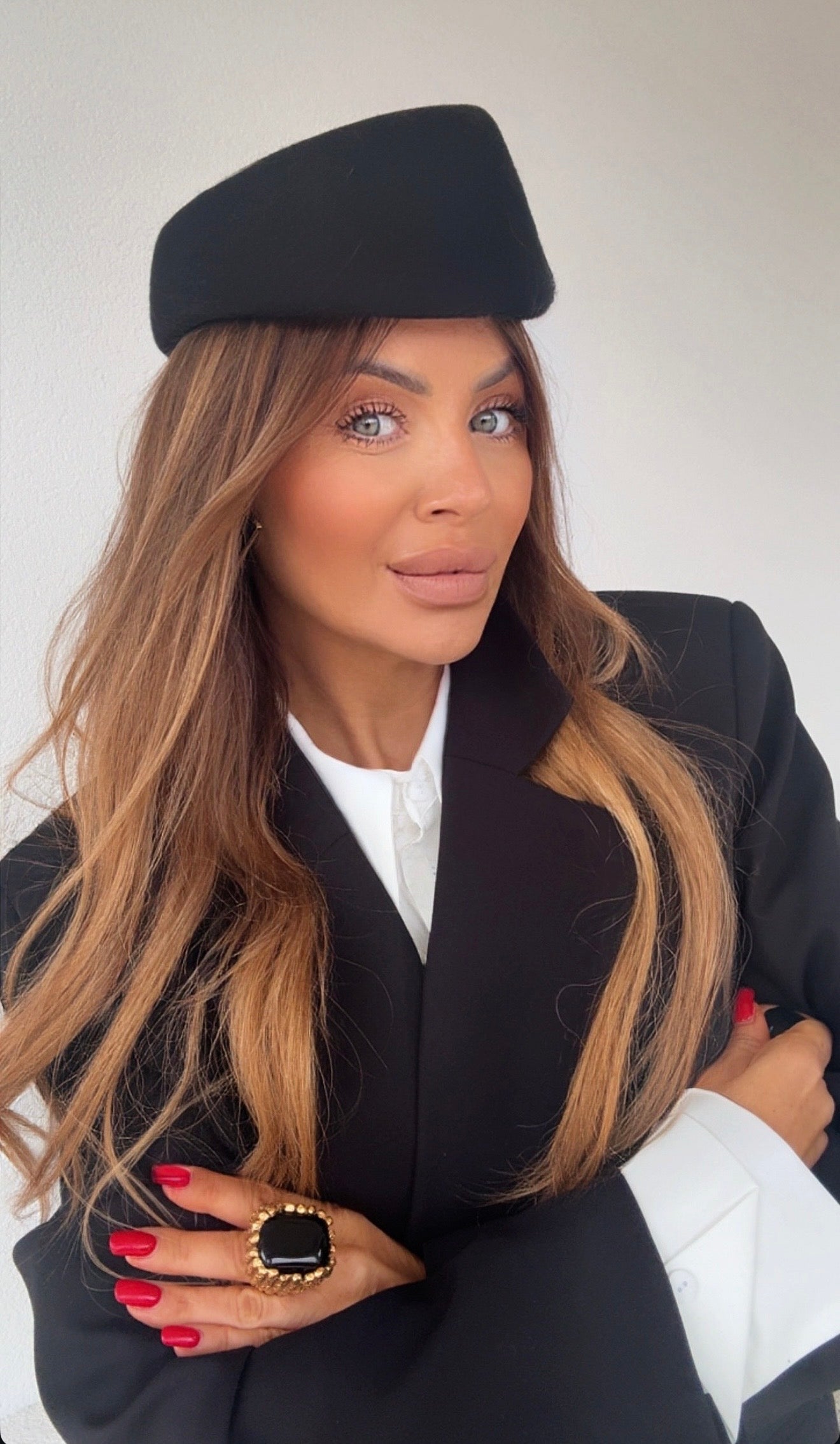 Toczek 100% Wełna EMO - Veretti Boutique