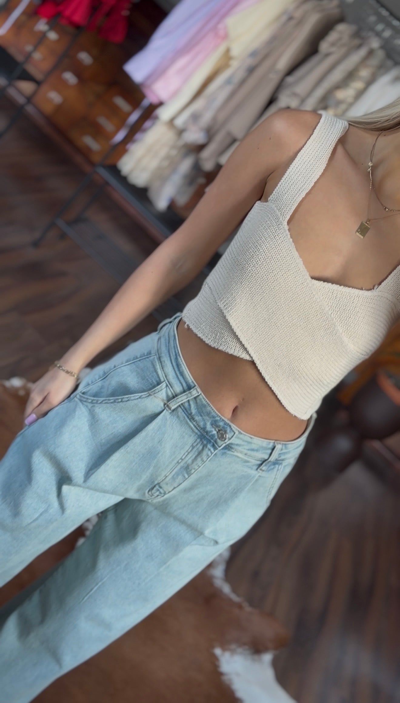 Top 64% bawełna - Veretti Boutique