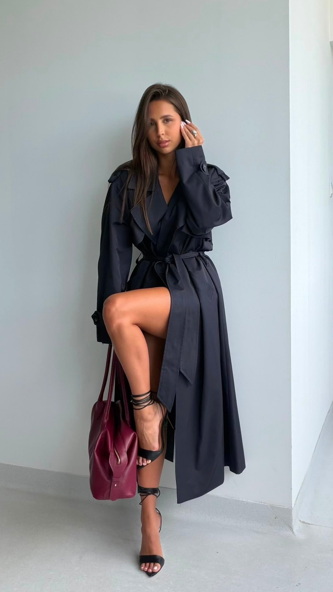 Torba skórzana BORDO (w środku saszetka) EMO - Veretti Boutique