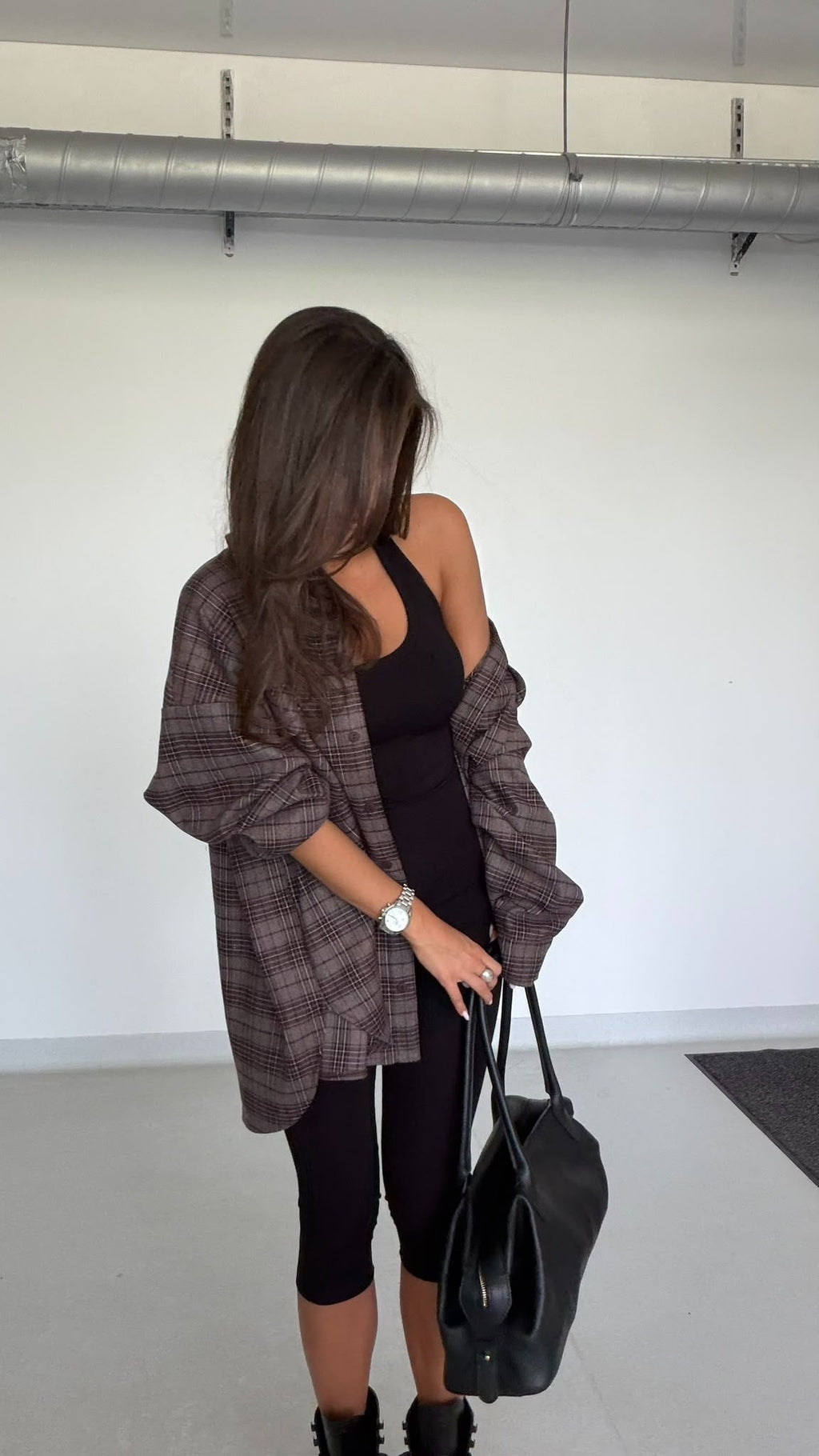 Torba skórzana CZARNA (w środku saszetka) EMO - Veretti Boutique