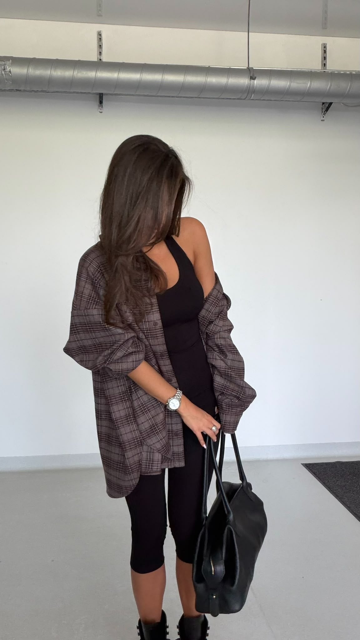 Torba skórzana CZARNA (w środku saszetka) EMO - Veretti Boutique