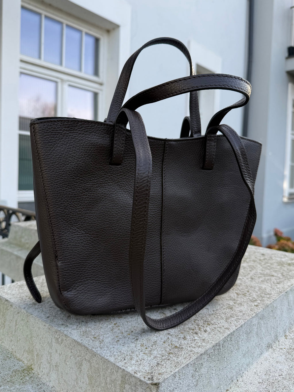 Torebka skórzana 2w1 - Veretti Boutique