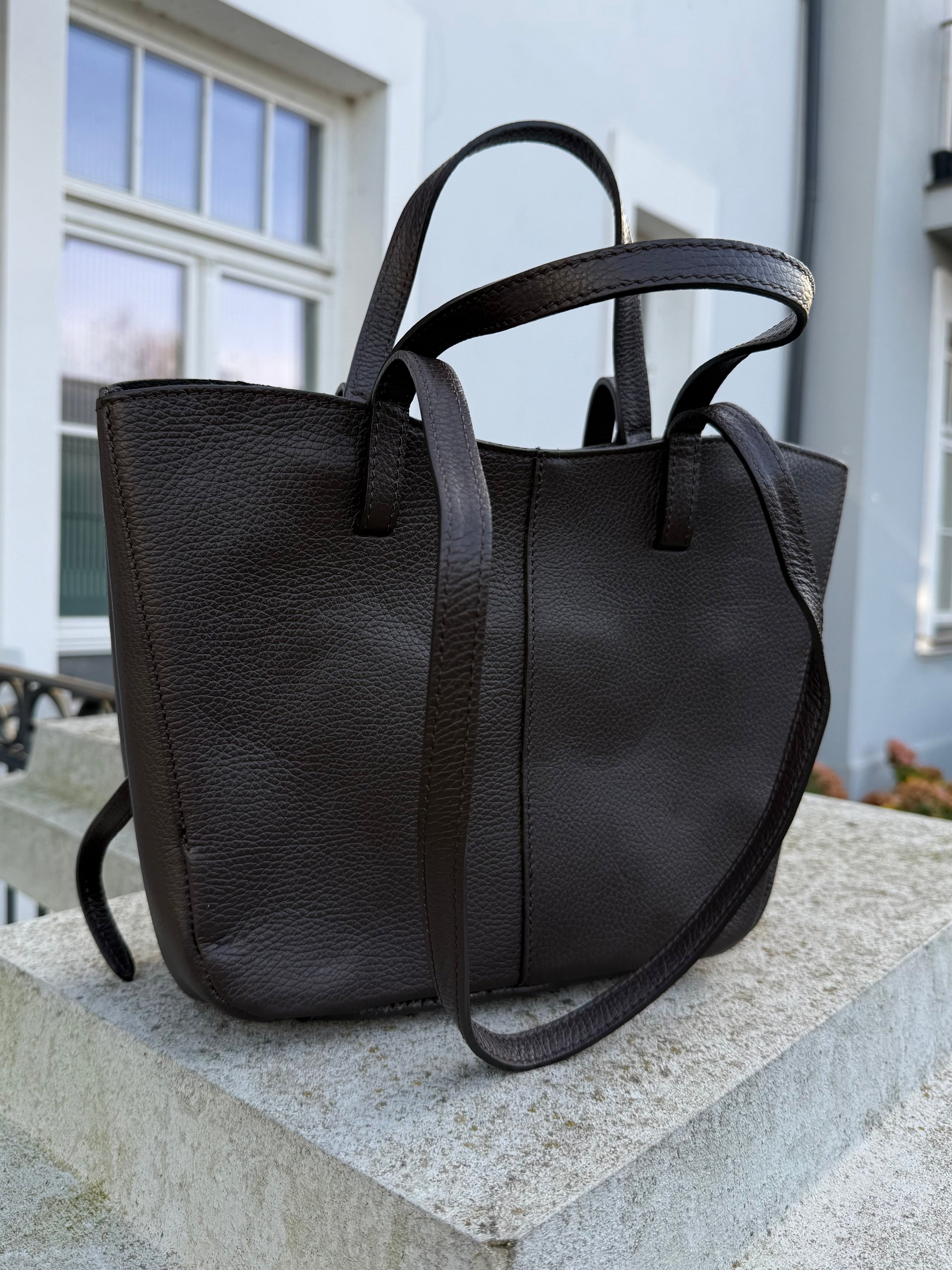 Torebka skórzana 2w1 - Veretti Boutique
