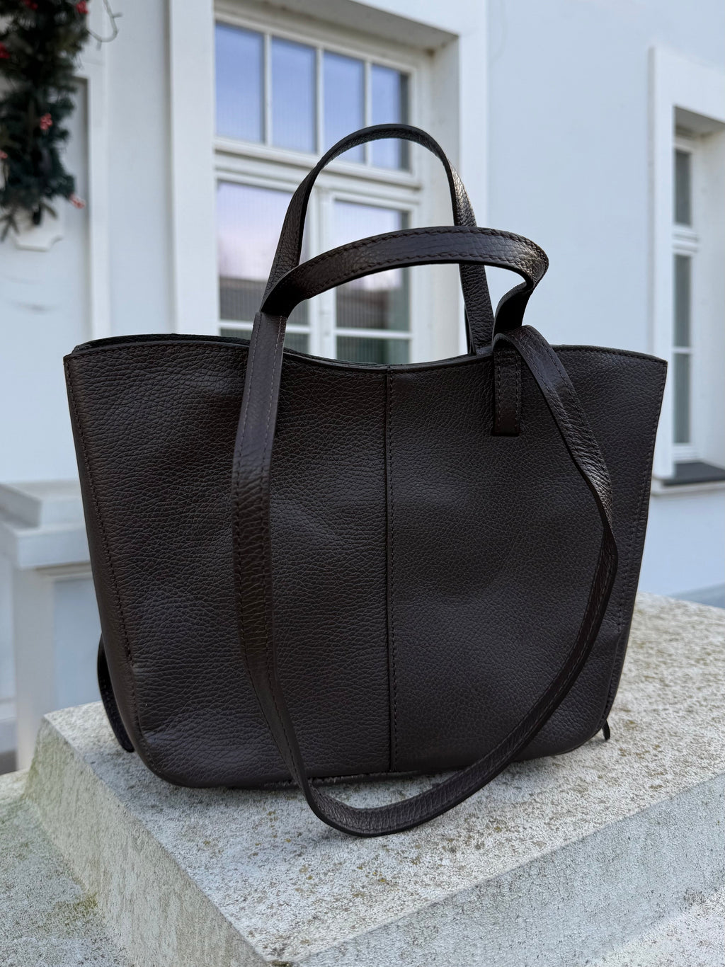 Torebka skórzana 2w1 - Veretti Boutique