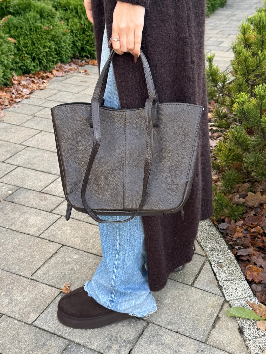 Torebka skórzana 2w1 - Veretti Boutique