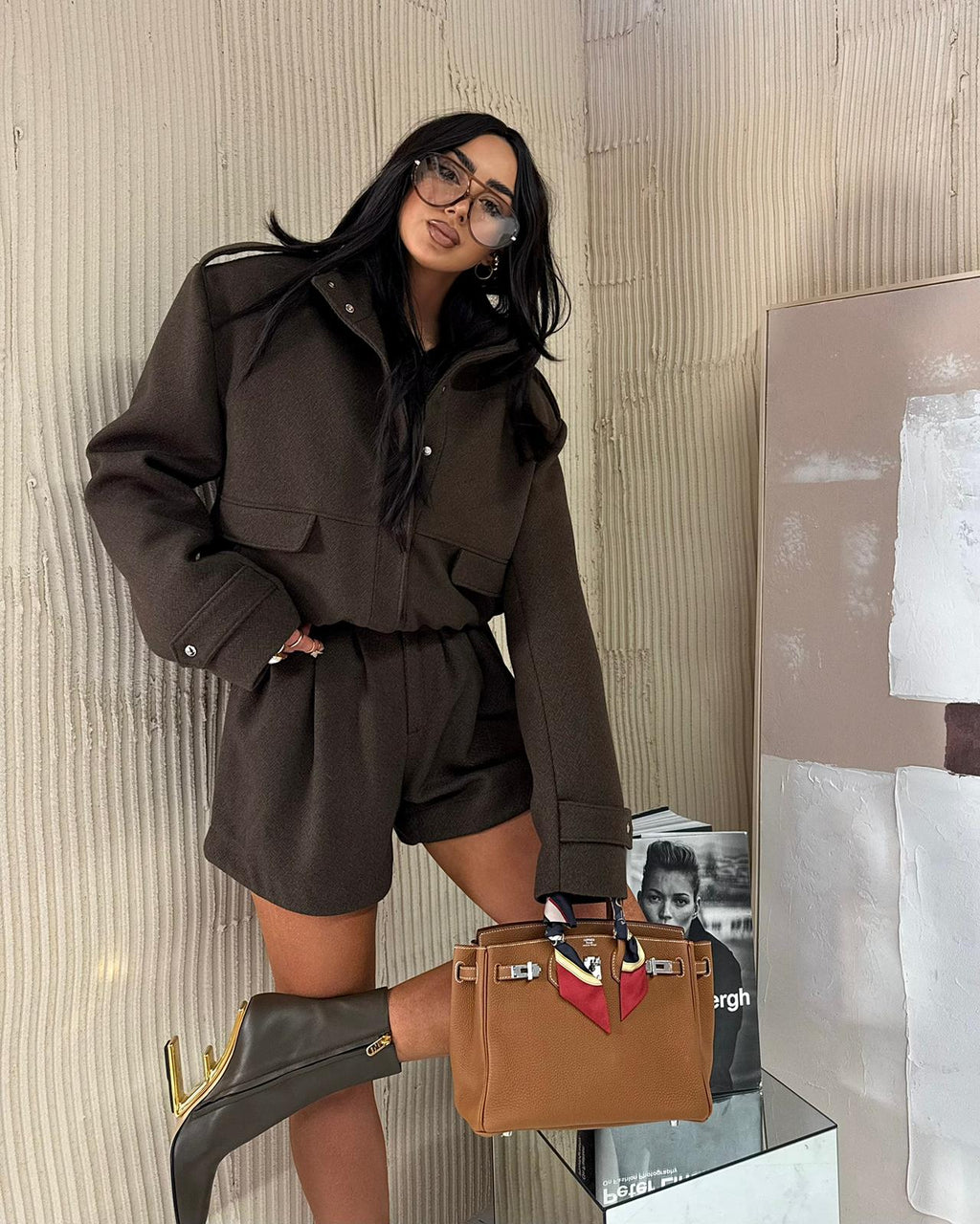 Wełniane regulowane spodenki LaMilla - Veretti Boutique