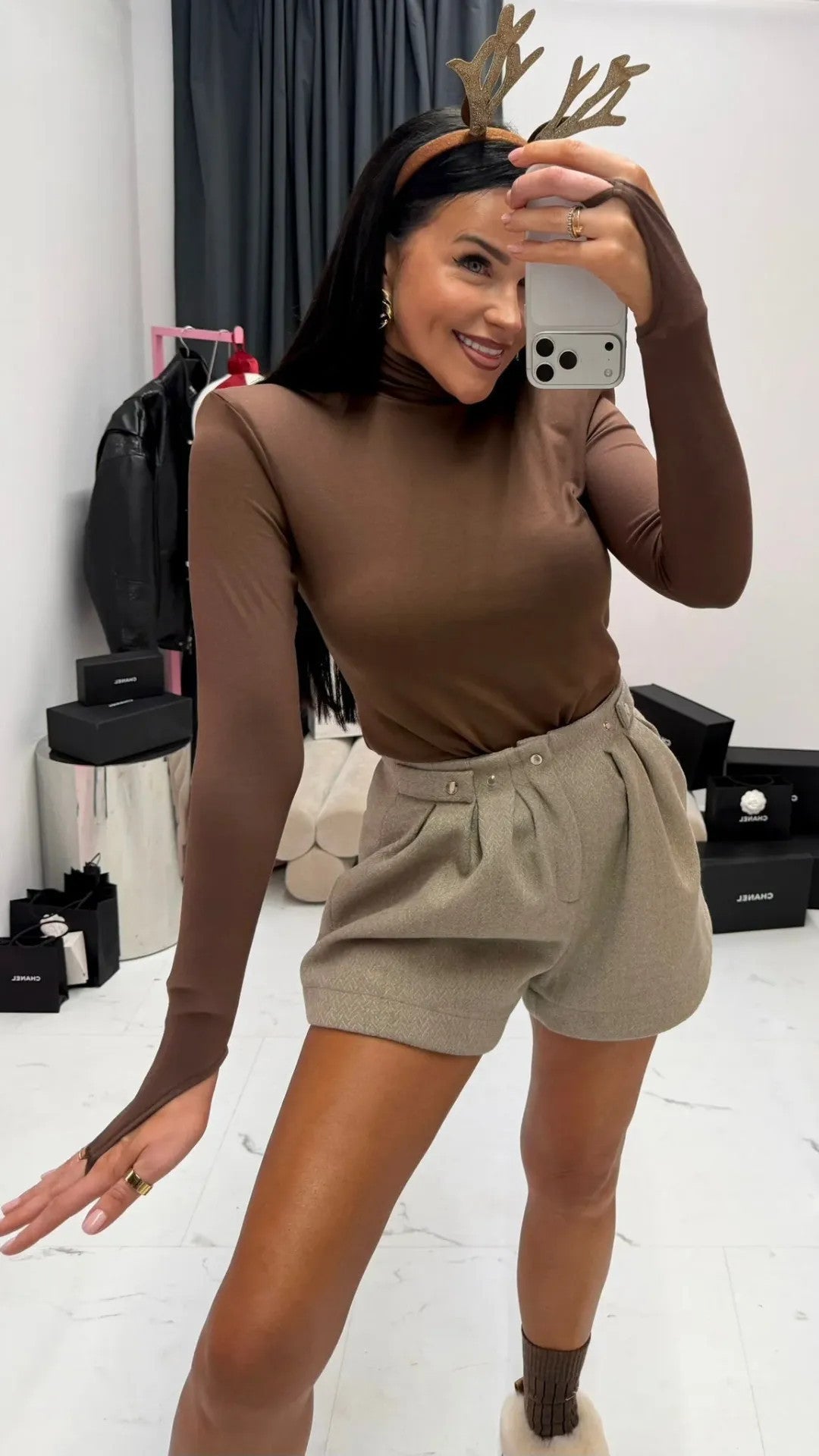 Wełniane spodenki LaMilla - Veretti Boutique