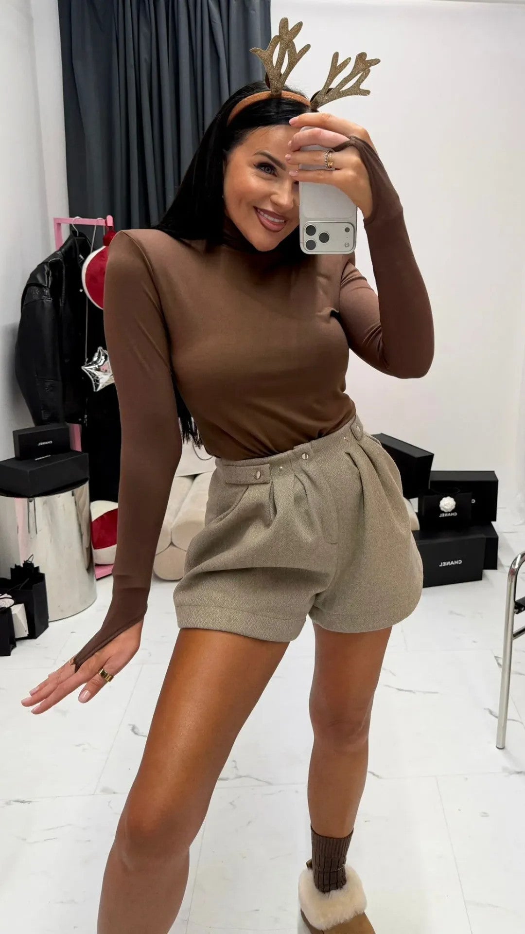 Wełniane spodenki LaMilla - Veretti Boutique